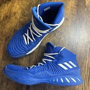 Adidas clu600001 High Top Athletic Sneakers Basketball Shoes Blue sz 13.5